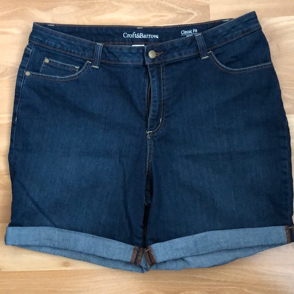 croft & barrow Pants - 💐 Jean rolled cuff shorts